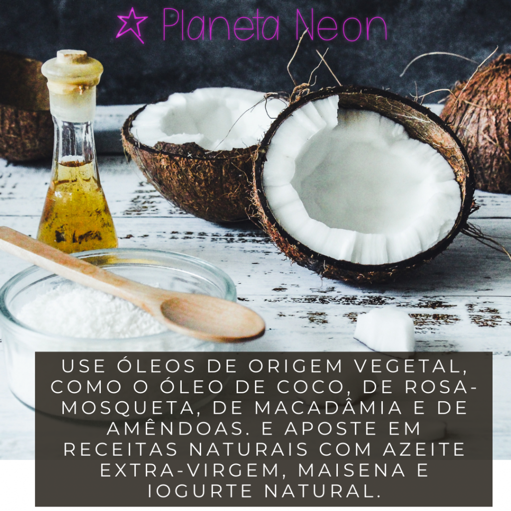 uso de óleos e receitas naturais ajuda nas técnicas de low e no poo